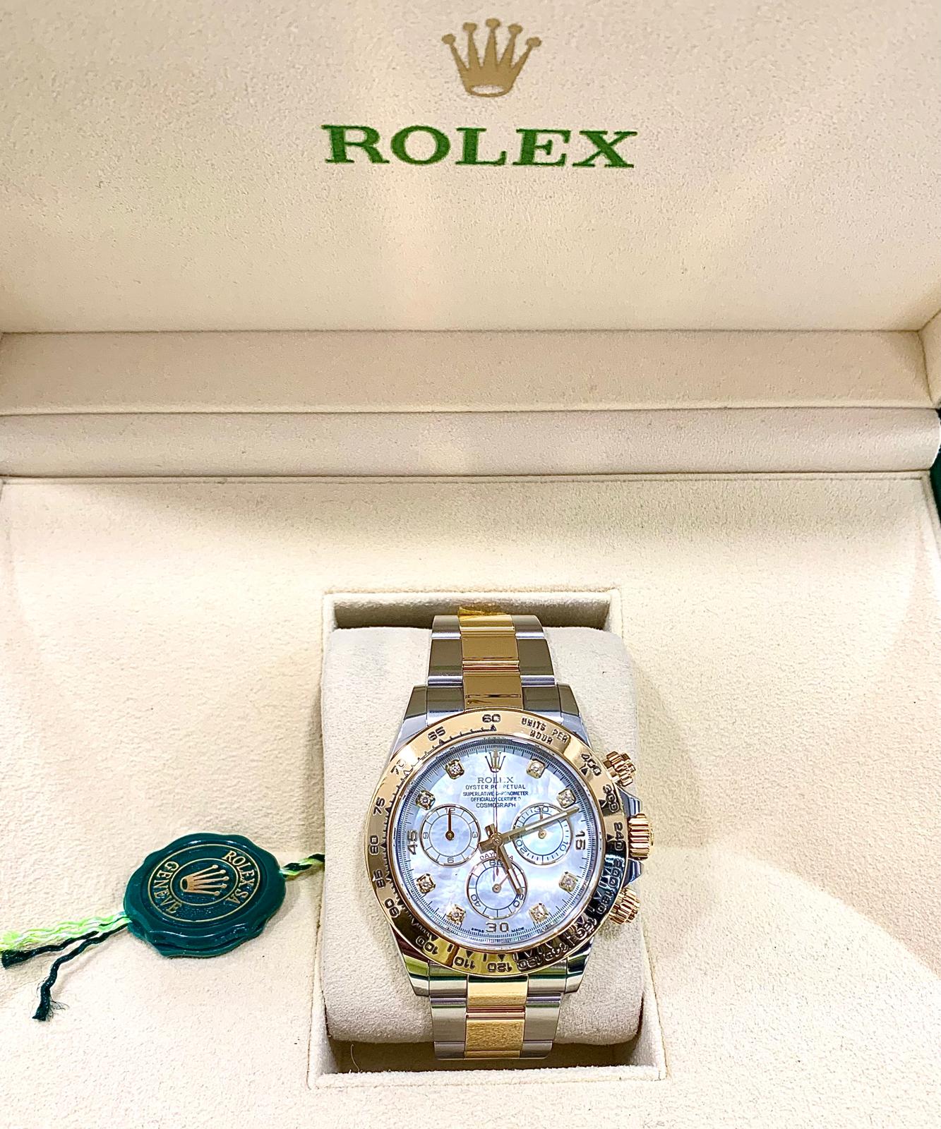 Rolex DAYTONA Madreperla Acciaio/oro Giallo 18KT