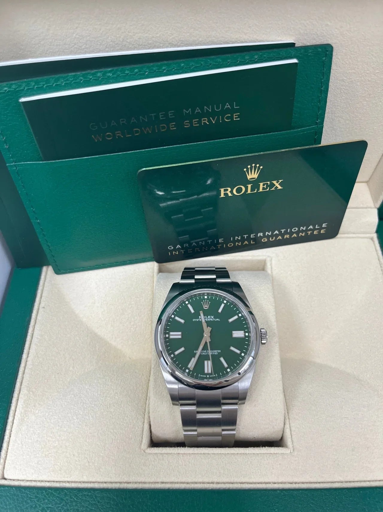 Oyster Perpetual 41 mm Verde