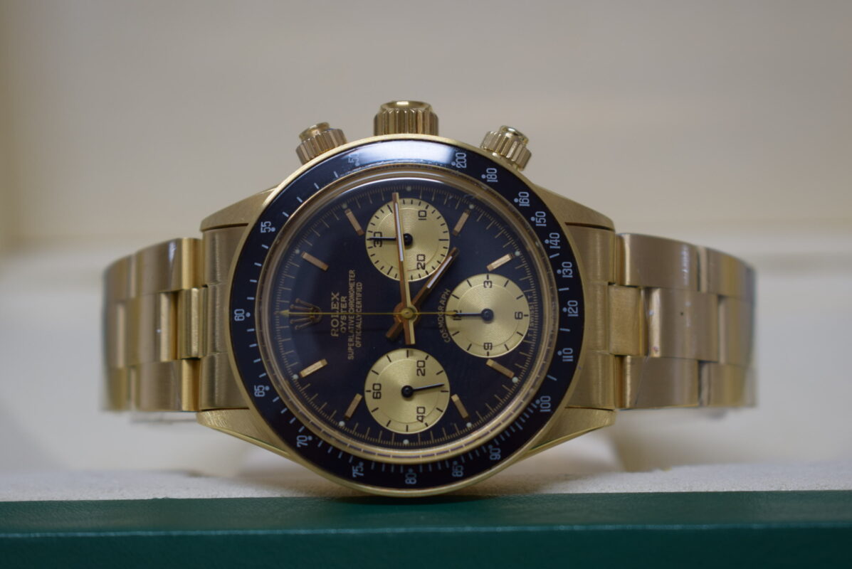 Daytona Paul Newman ref. 6263 Vintage oro giallo black dial