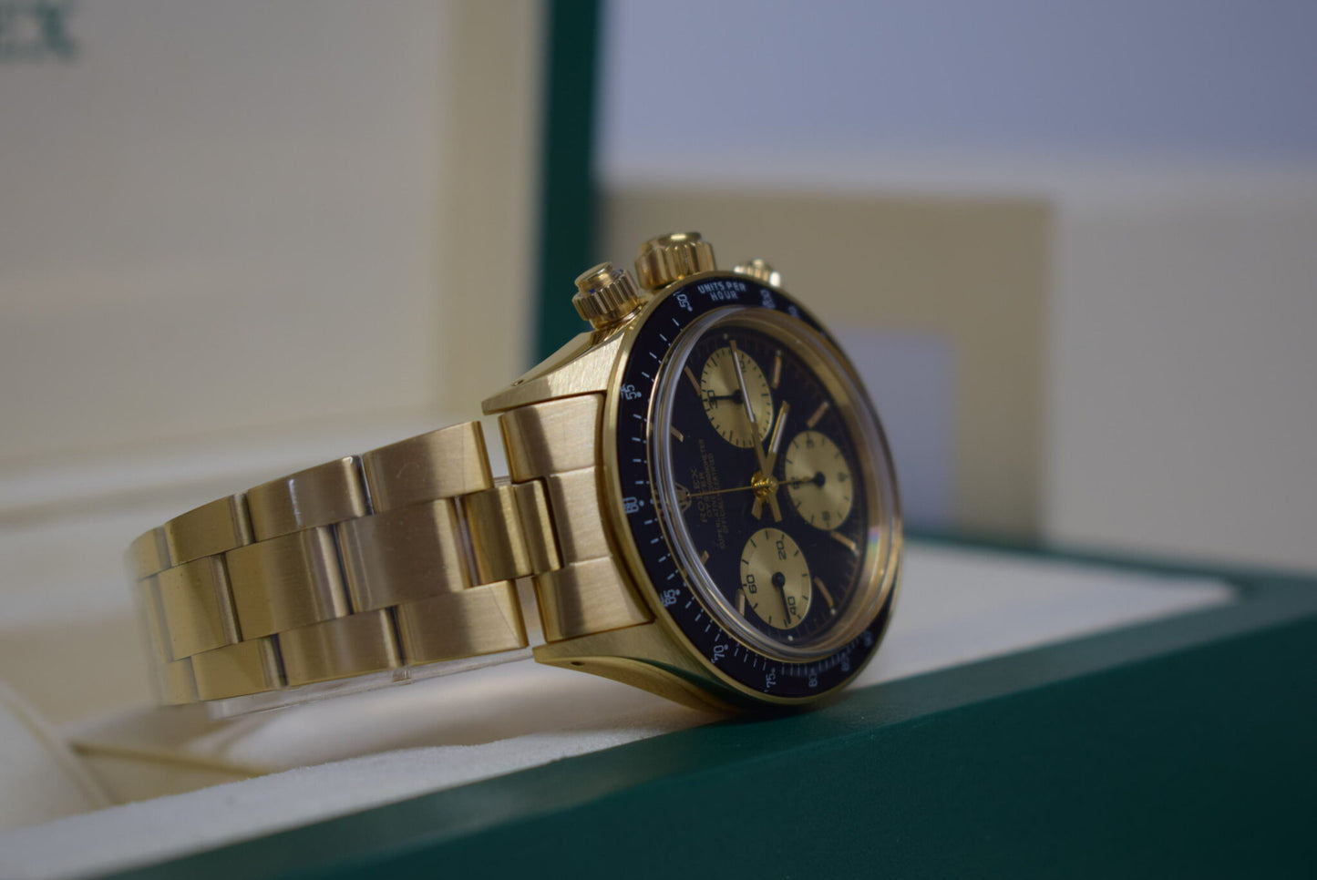 Daytona Paul Newman ref. 6263 Vintage oro giallo black dial