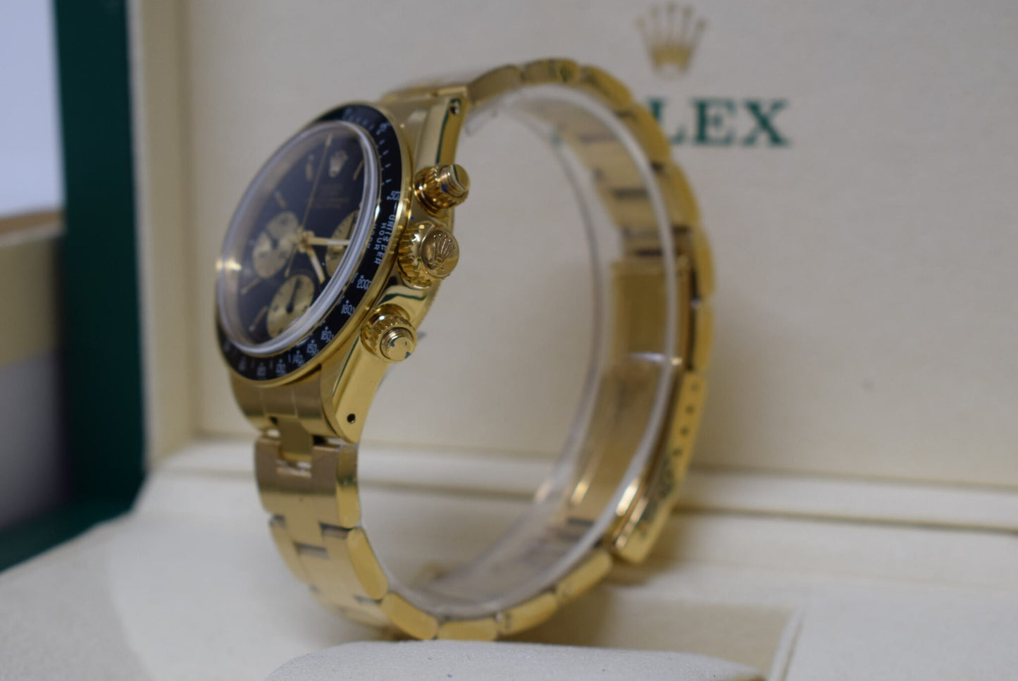 Daytona Paul Newman ref. 6263 Vintage oro giallo black dial