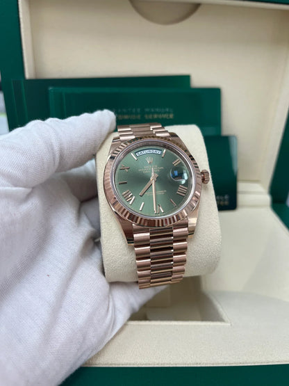 Daydate 40 mm Oro-Verde