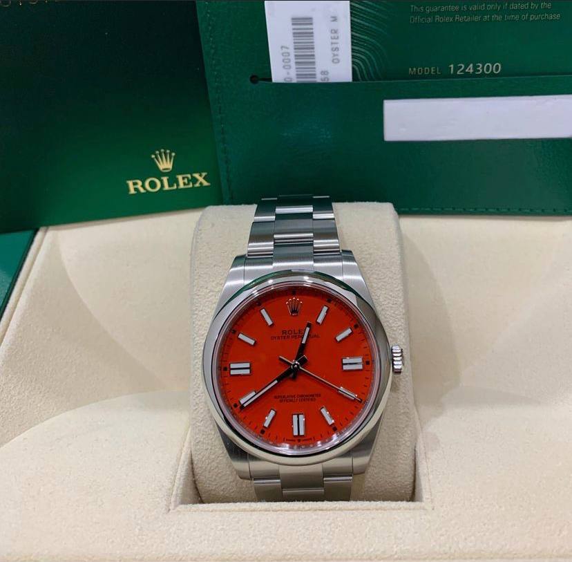Oyster Perpetual 36 mm Rosso