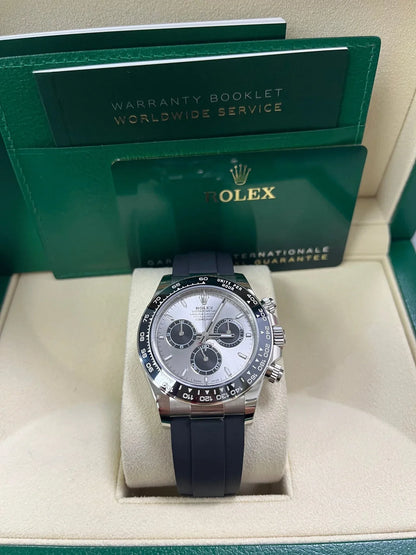 Daytona Oro Bianco 40mm Oysterflex